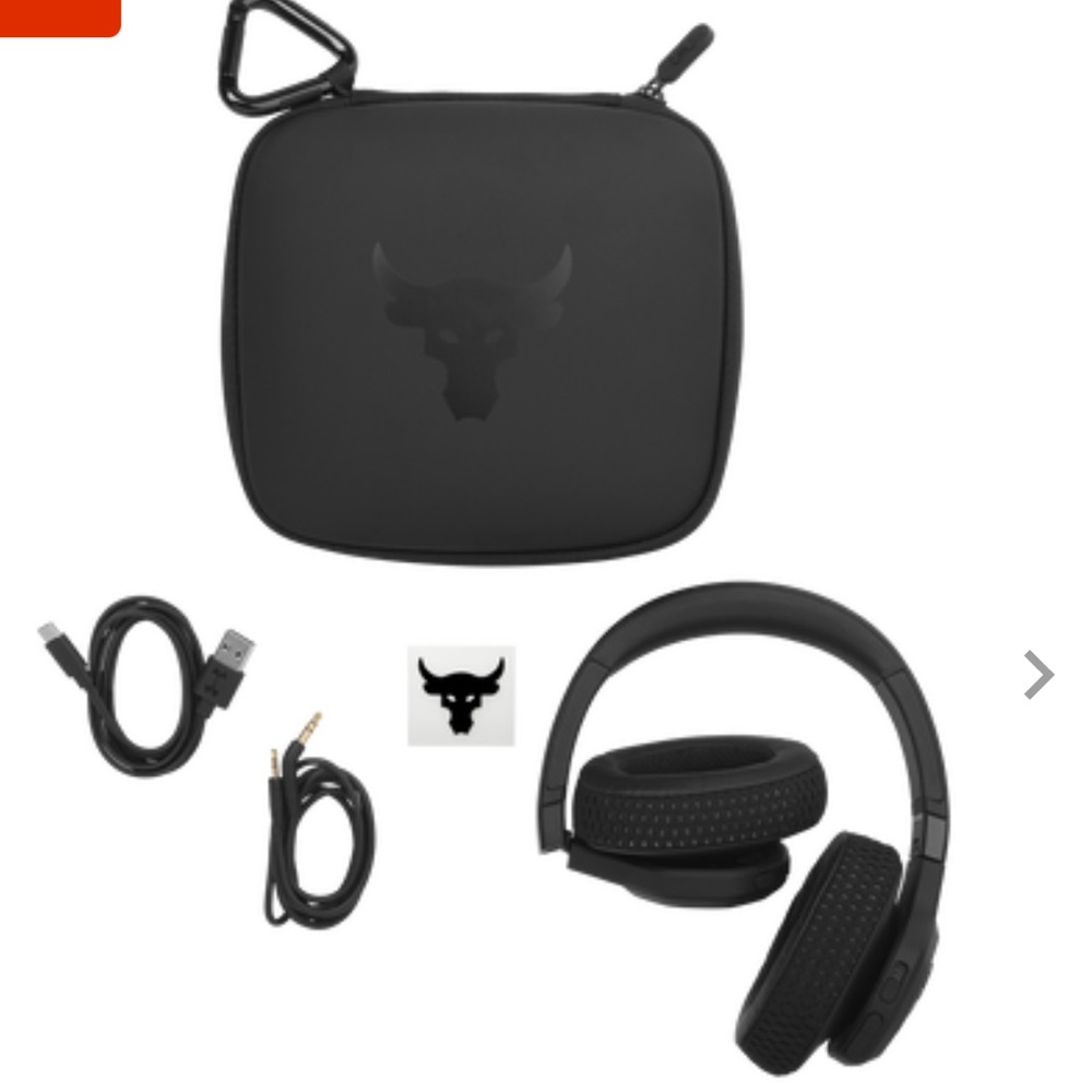 NWT Under Armour Project Rock Over-Ear Headphones! 🎧💪